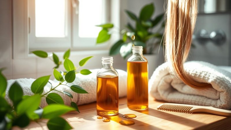 Haaröl : Anwendung und Vorteile für glänzendes Haar