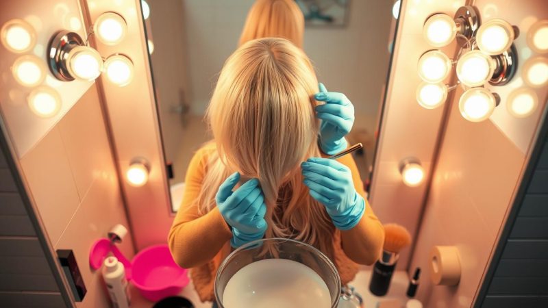 Haare selbst blondieren – Einfache Anleitung
