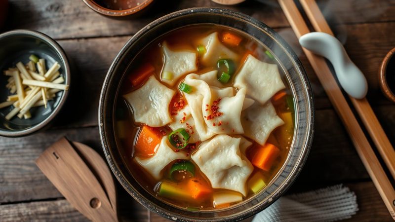 Sujebi kochen: Köstliches koreanisches Gericht
