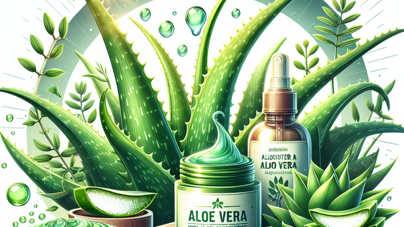 Aloe Vera in der Kosmetik: Sanfte Pflege aus der Natur wirkungsvoll nutzen