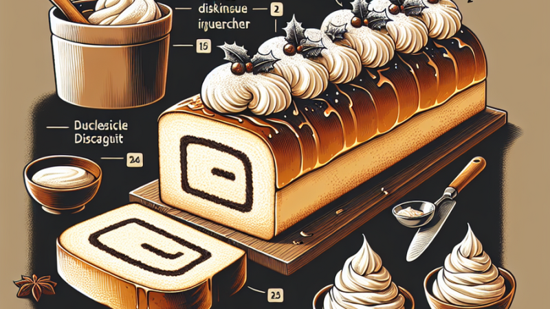 Bûche de Noël perfekt gelingen: Einfaches, günstiges Rezept für beeindruckendes Weihnachtstörtchen