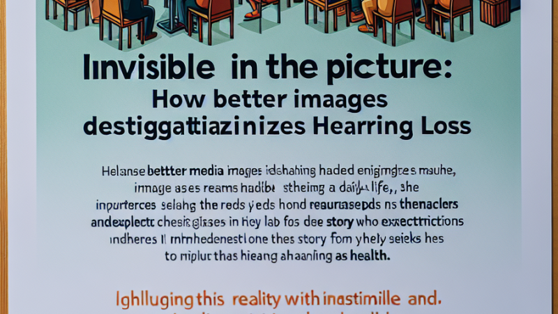 Unsichtbar im Bild: Wie bessere Medienbilder Hörverlust entstigmatisieren – Praxisleitfaden (Stand: März 2026)