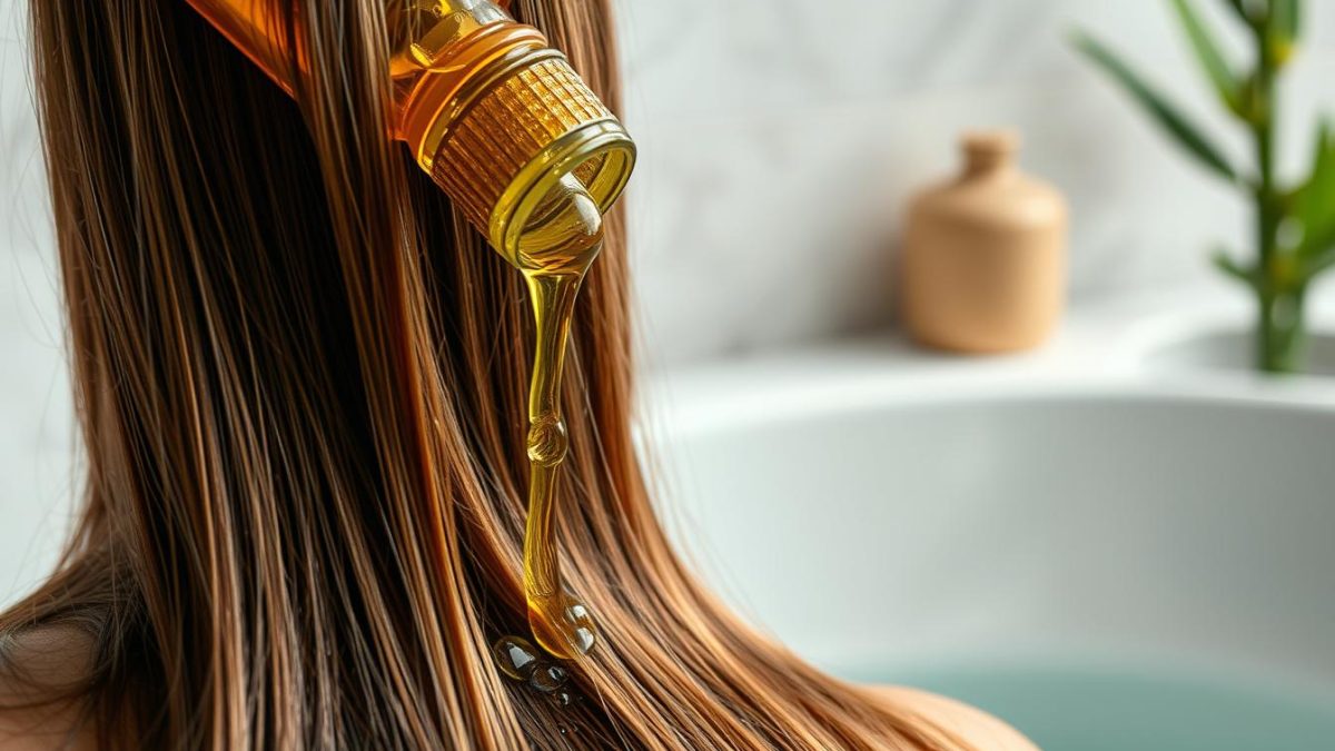 haaröl ins nasse oder trockene haar