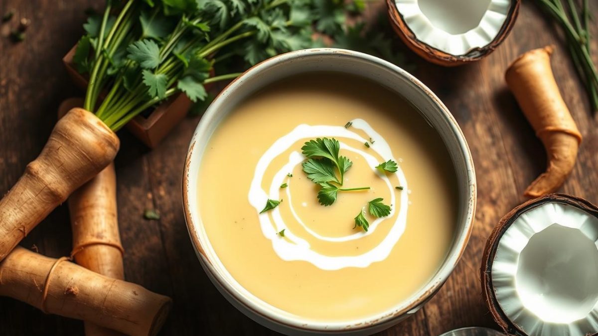 pastinakensuppe kokosmilch