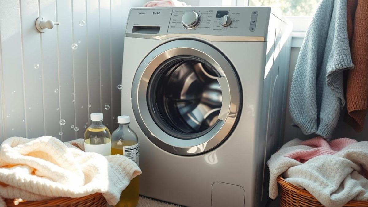 waschmaschine reinigen essig