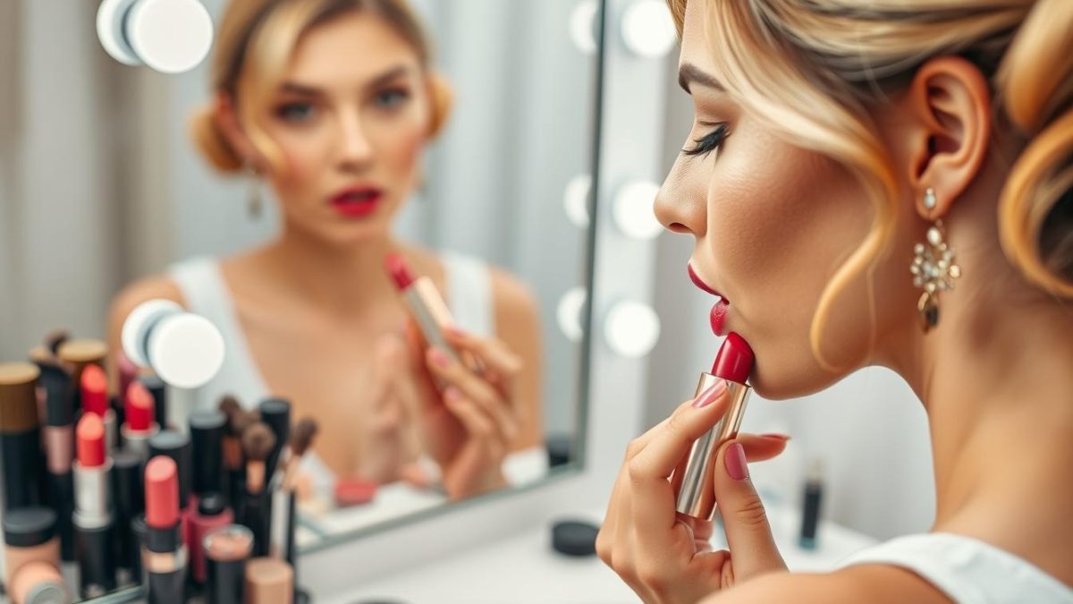 wie lippenstift auftragen