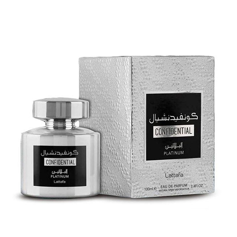 Lattafa Parfum Confidential Platinum Eau de Parfum, Unisex, Duft,  Arabisches Parfum 2