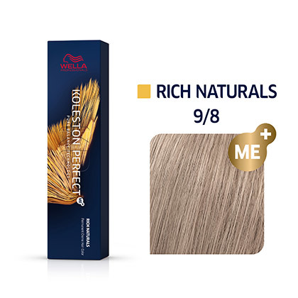WELLA KOLESTON PERFECT Rich Naturals, Permanente Haarfarbe Friseur 98 Lichtblond Perl