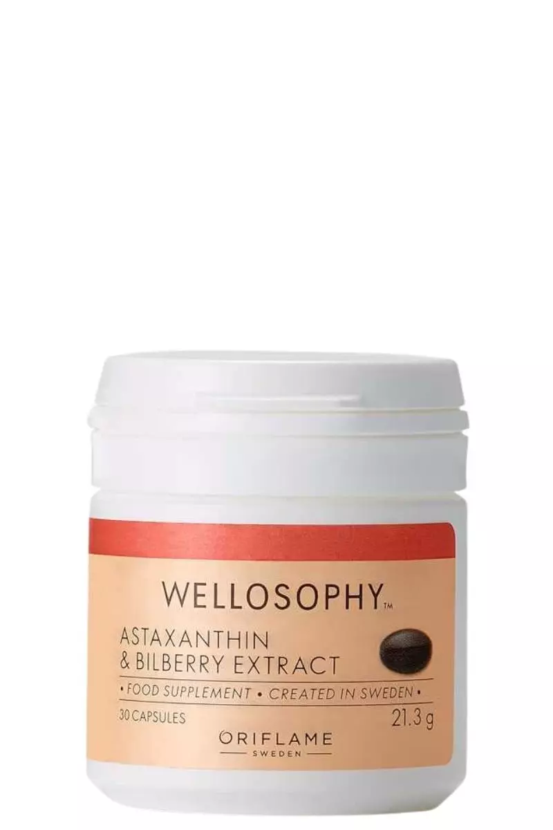 Wellosophy Astaxanthin & Heidelbeerextrakt von Oriflame - Schutz & Vitalität für deine Zellen!