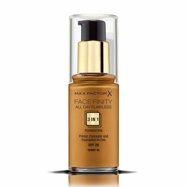 MAX FACTOR FACEFINITY ALL DAY FLAWLESS 3IN1 FOUNDATION TANNY 95