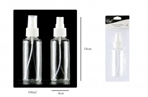 em Milano SprÃ¼hflasche 100ml - 15689 Spray Kosmetik ZerstÃ¤uber Flasche Leerflasche Desinfektion