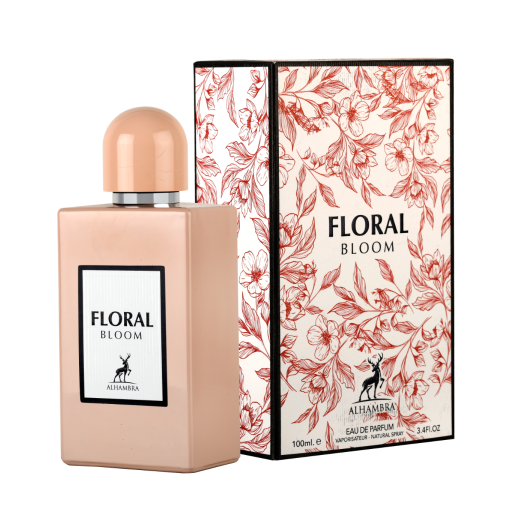 Alhambra Parfum Floral Bloom Eau de Parfum für Damen, Frauenduft,  Arabisches Parfum mit verpackung