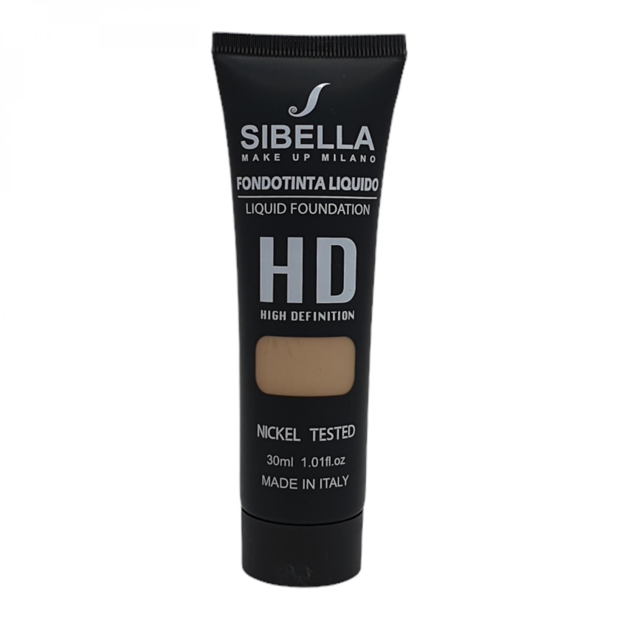 Sibella Liquid Foundation HD Farbauswahl 04