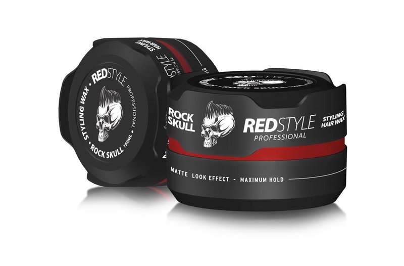Redstyle Professional Haarwax Hard Skull Rot - Haarwachs