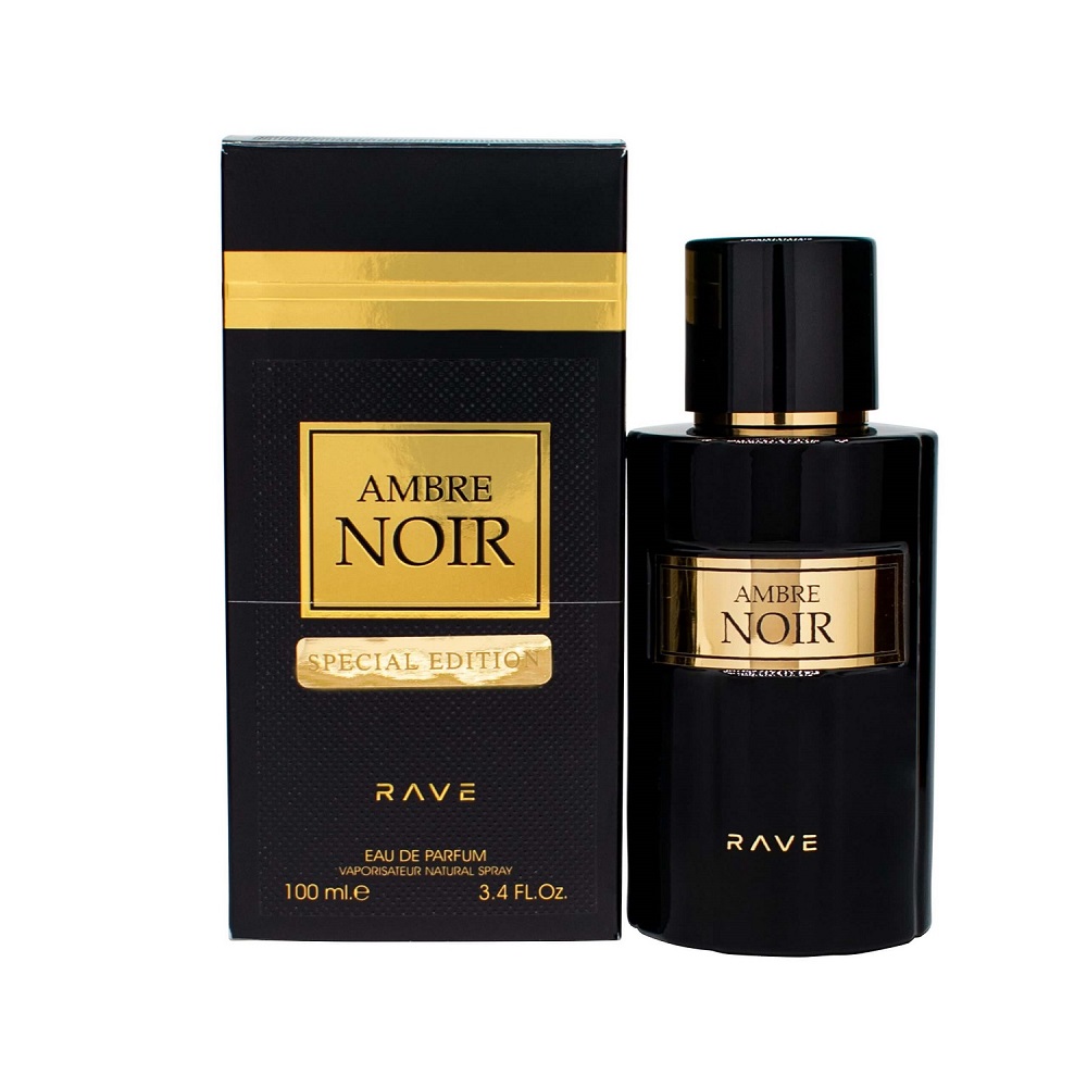 Lattafa Parfum Rave Ambre Noir Eau de Parfum, Unisex Parfüm, Duft,  Arabisches Parfum 2