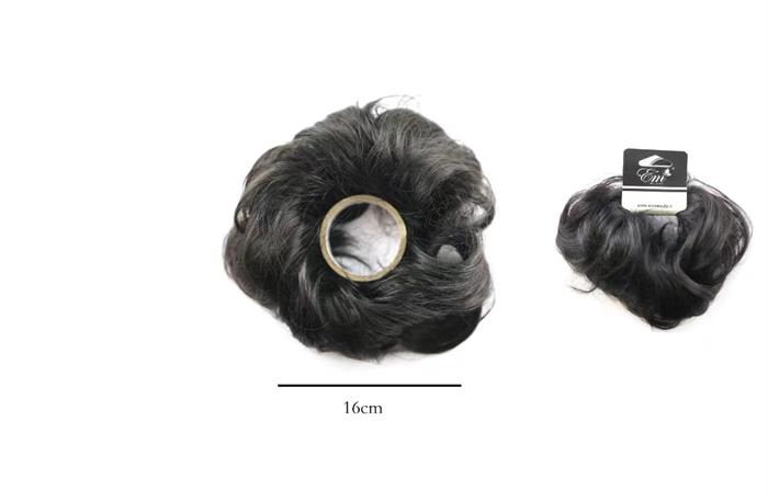 em Milano HaarverlÃ¤ngerung, Falsches Haar, Haarknoten, Haargummi, Hochsteckfrisuren, Haarverdichtung, Extension , Zopf schwarz