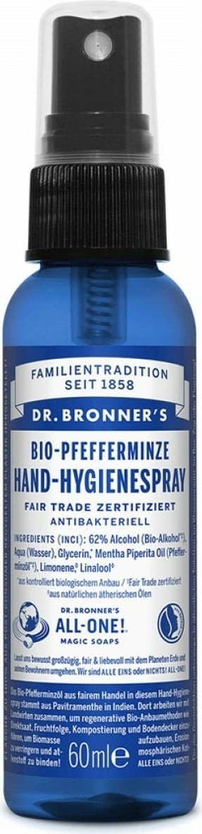DR. BRONNERS BIO-PFEFFERMINZE HAND-HYGIENESPRAY 60ml