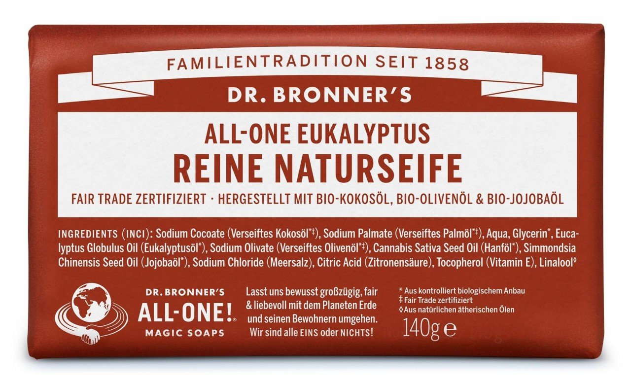 DR. BRONNERS REINE NATURSEIFE EUKALYPTUS  Körperseife