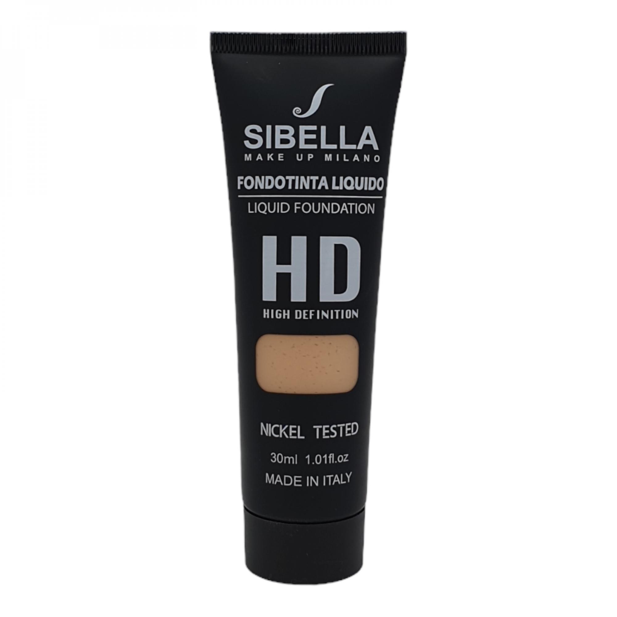 Sibella Liquid Foundation HD Farbauswahl 02