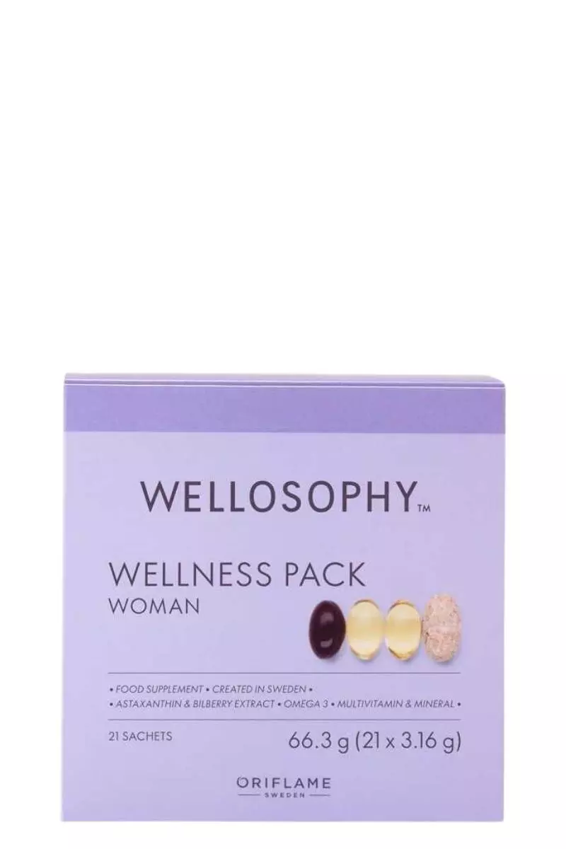 Wellosophy Wellness Pack Woman von Oriflame - Nahrungsergänzungspaket für die Frau