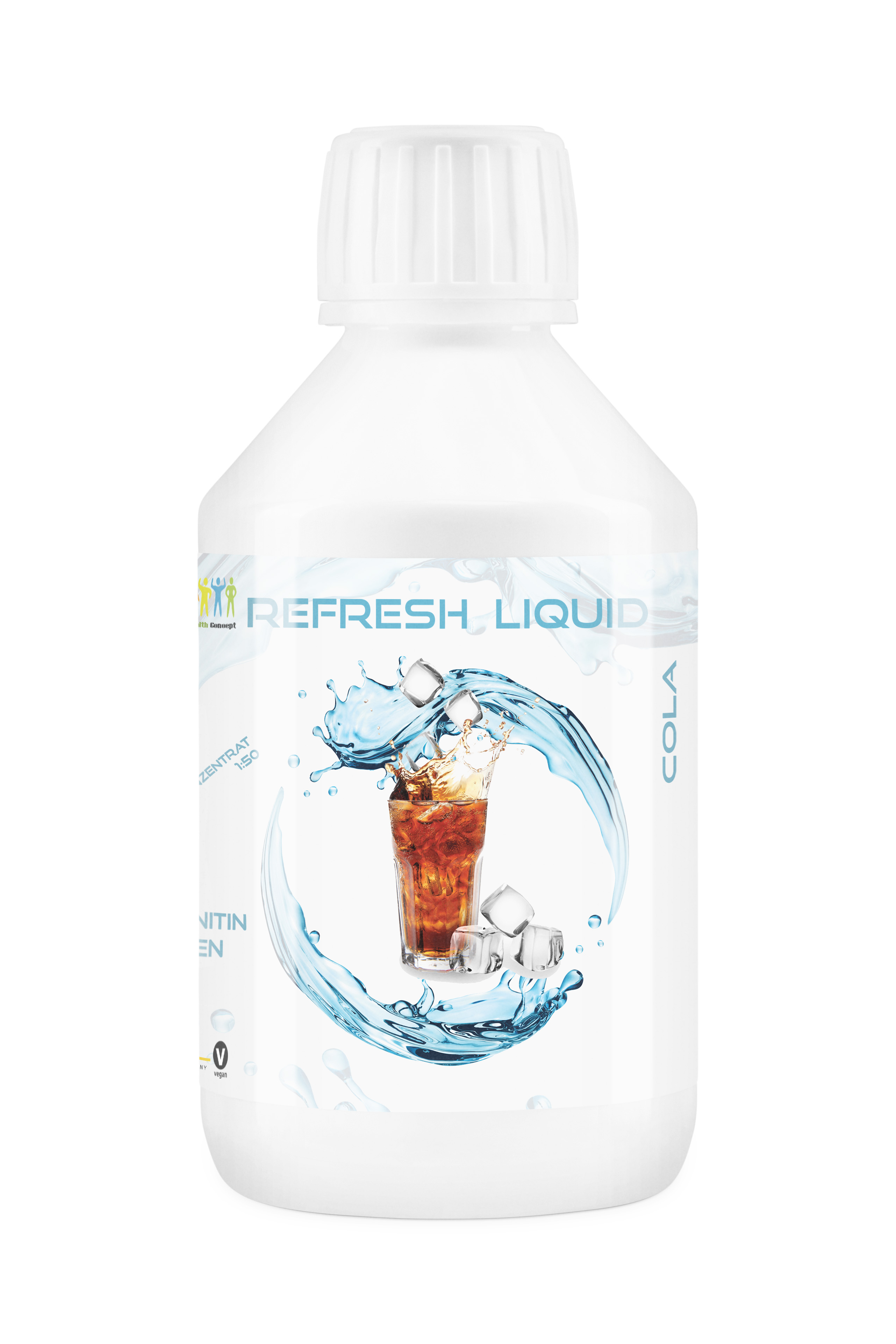 HC Refresh Liquid Cola Konzentrat 1zu150 - Zuckerfreier Sirup