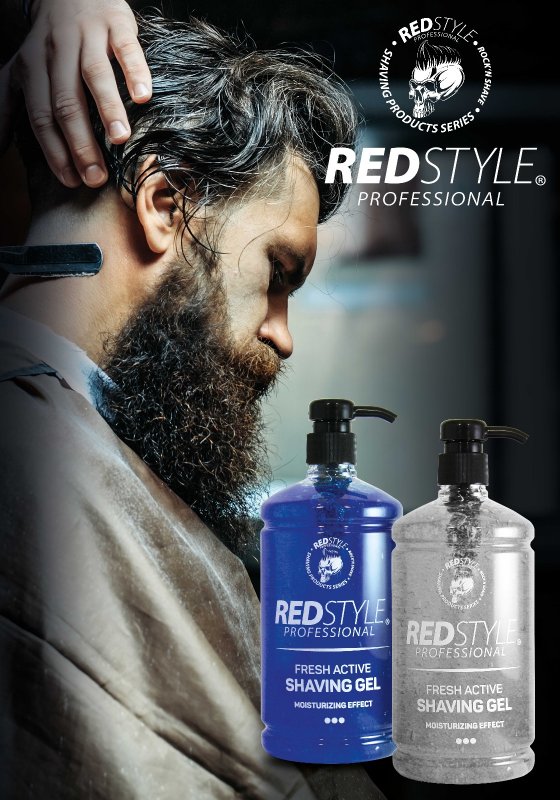 Redstyle Professional Shaving Gel BLUE - Rasiergel fÃ¼r prÃ¤zise Rasuren ohne Schaum 1L 2