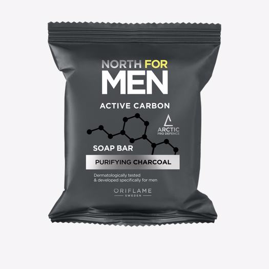 North For Men Active Carbon Seifenstück von Oriflame