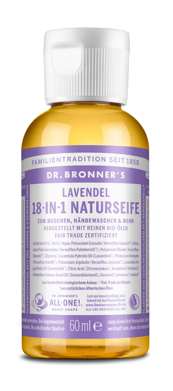 Dr Bronner 18-IN-1 NATURSEIFE Lavendel 60ml