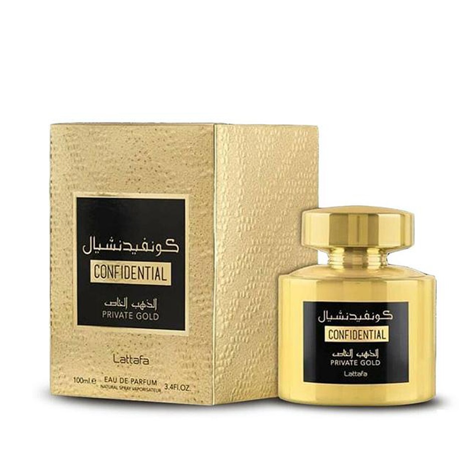 Lattafa Parfum Confidential Private Gold Eau de Parfum, Unisex, Duft,  Arabisches Parfum 2