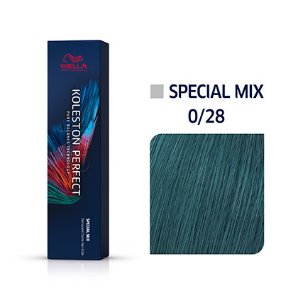 WELLA KOLESTON PERFECT Special Mix, Permanente Haarfarbe 0 28 matt-blau