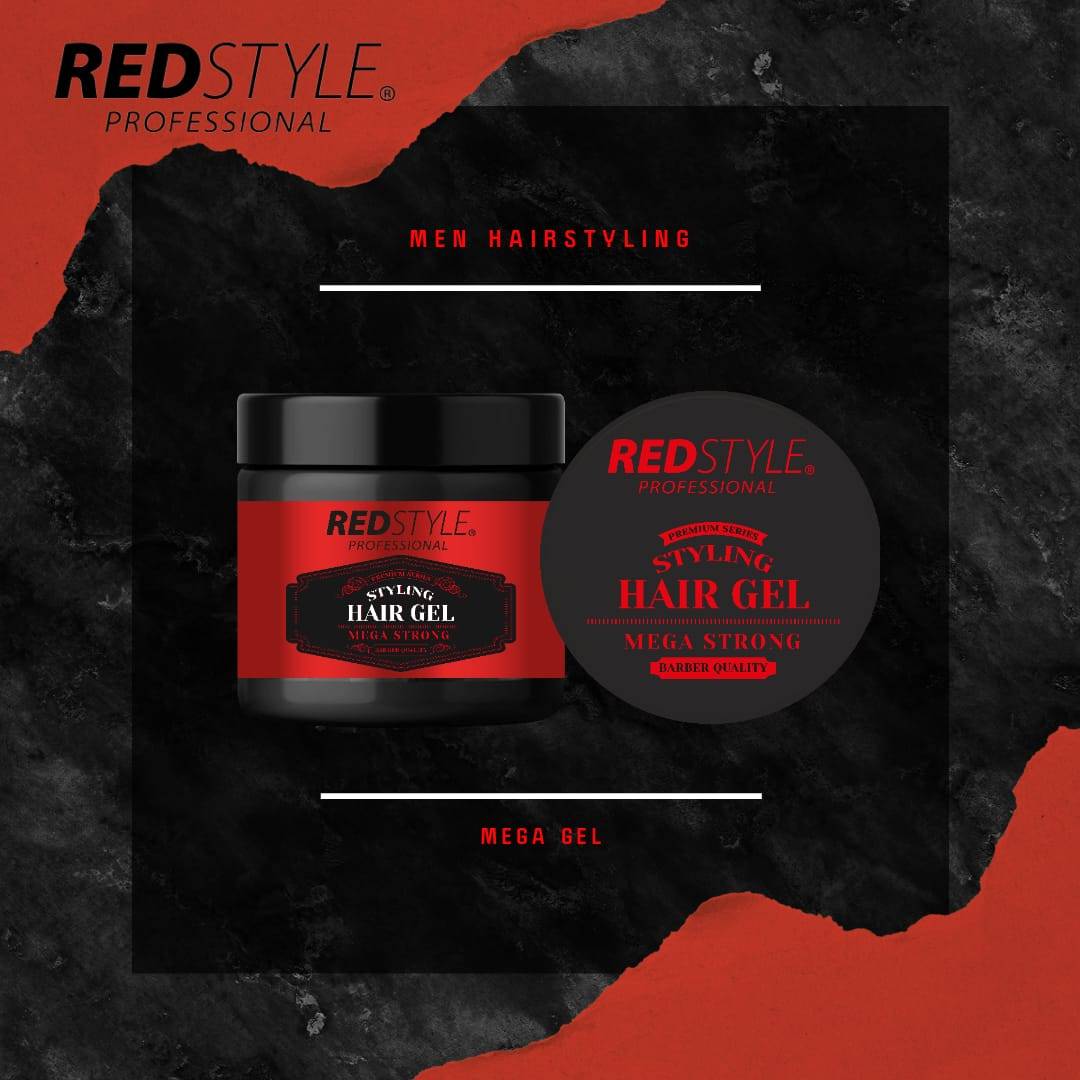 Redstyle Professional Styling Hair Gel Mega Strong - Styling Gel, Perfekter Glanz in Friseur-QualitÃ¤t 2