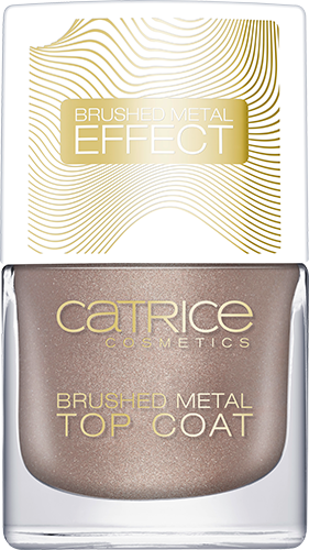 Catrice Top Coat  Pulse Of Purism Brushed Metal Top Coat C01  Minimalist Melted Metal