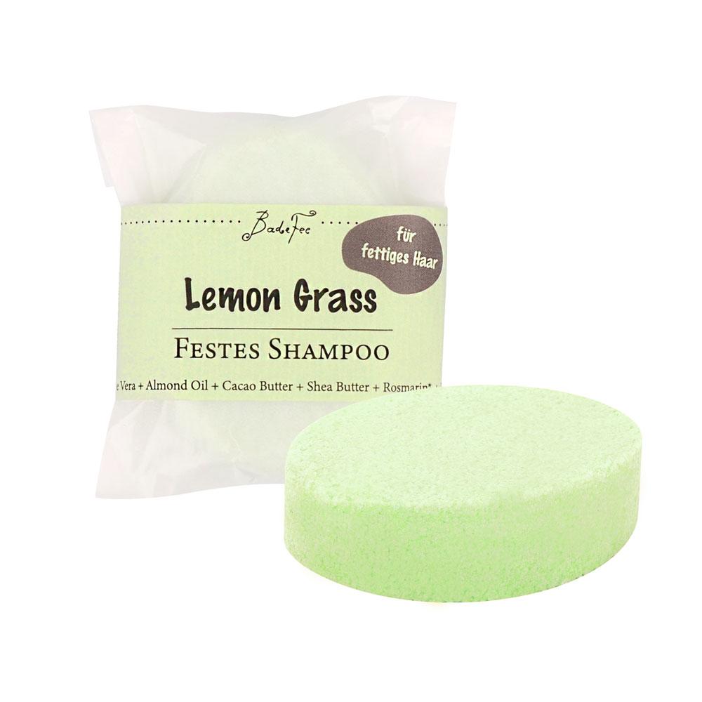 BadeFee Festes Shampoo Lemon Grass - Ausgleichend, vegan